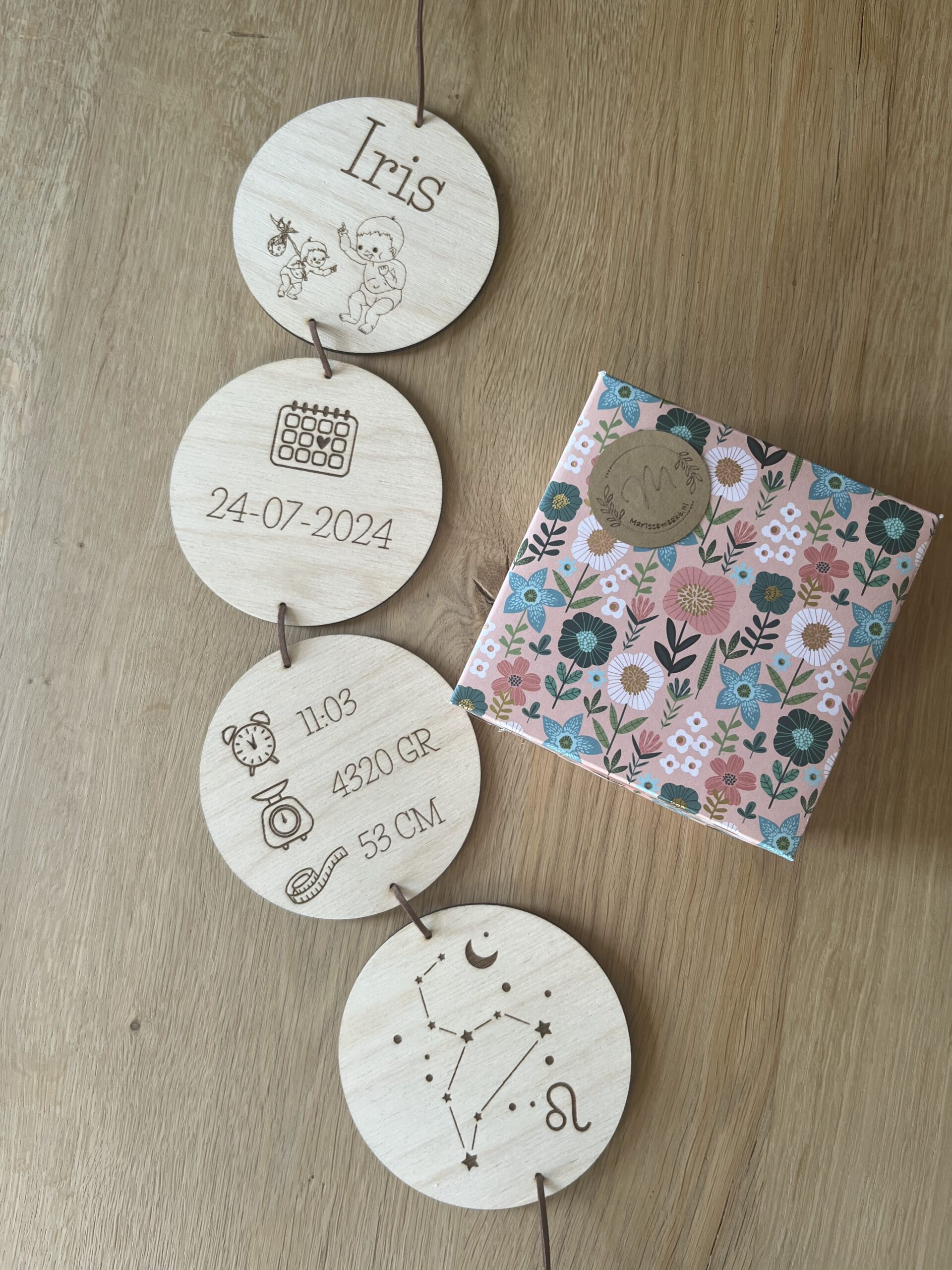 Geboorteslinger van hout - Afbeelding 5