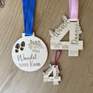 Houten medaille